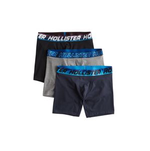 HOLLISTER Boxershorts  fekete / kék / bazaltszürke