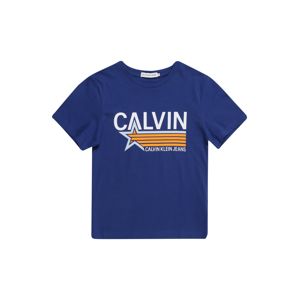 Calvin Klein Jeans Póló 'CALVIN STAR'  kék / narancs / fehér