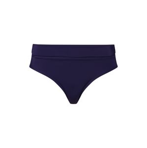 Hunkemöller Bikini nadrágok 'Braided Rings Fold Over  Rio'  kék / sötétkék