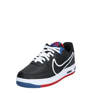 Nike Sportswear Rövid szárú edzőcipők 'Nike Air Force 1 React'  fehér / fekete