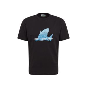 Best Company Póló 'T-SHIRT OVER SHARK'  kék / fekete