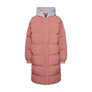 Missguided Télikabátok 'Longline Puffer Jacket'  rózsaszín