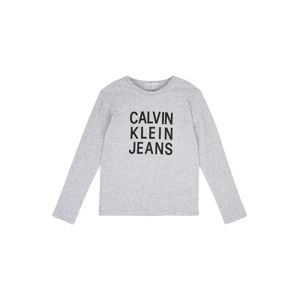 Calvin Klein Jeans Póló  szürke melír / fekete