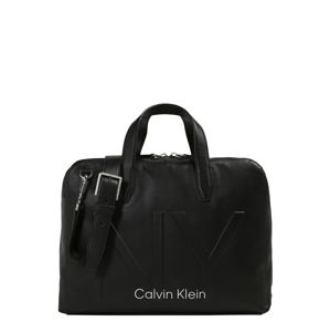 Calvin Klein Laptoptáskák 'NY SHAPED LAPTOP BAG'  fekete