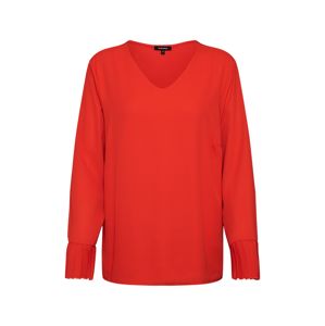 MORE & MORE Blúz 'Pleated Blouse Shirt'  őszibarack / narancsvörös