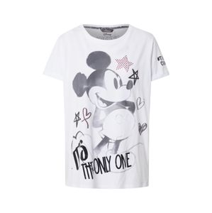 PRINCESS GOES HOLLYWOOD Póló 'Mickey'  fehér / fekete / rubinvörös