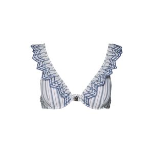 Seafolly Bikini felső 'Continuous Underwire Bra'  kék / fehér