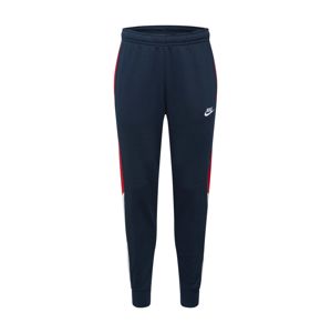 Nike Sportswear Nadrág  tengerészkék / dinnye / fehér