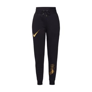 Nike Sportswear Nadrág 'NSW PANT BB SHINE'  arany / fekete