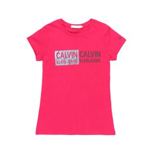 Calvin Klein Jeans Shirt 'STAMP LOGO SLIM FIT'  rózsaszín