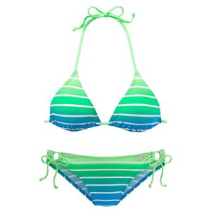 VENICE BEACH Bikini  égkék / neonzöld / fehér