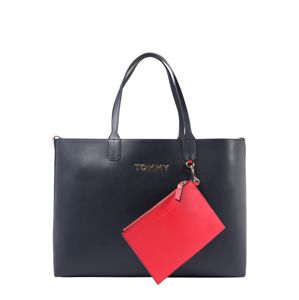 TOMMY HILFIGER Shopper táska 'Iconic Tommy Tote'  sötétkék / piros