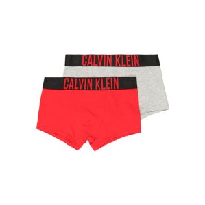 Calvin Klein Underwear Alsónadrág  világosszürke / piros
