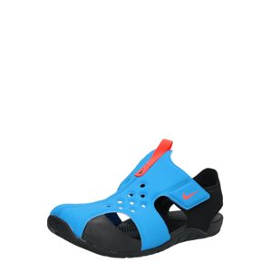 NIKE Nyitott cipők 'Sunray Protect'  fekete / narancs / kék