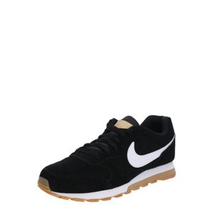 Nike Sportswear Rövid szárú edzőcipők 'MD Runner 2 Suede'  fekete / fehér
