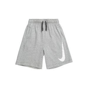 Nike Sportswear Nadrág 'Swoosh FT'  világosszürke / fehér