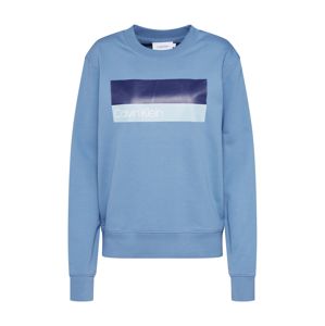 Calvin Klein Tréning póló 'DUO LOGO PRT SWEATSHIRT LS'  kék