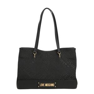 Love Moschino Shopper táska 'BORSA JACQUARD''  fekete