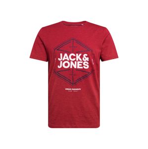 JACK & JONES Póló 'FEBBY'  kék / piros / fehér