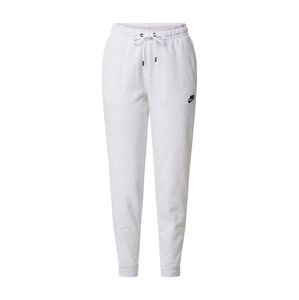 Nike Sportswear Nadrág 'W NSW ESSNTL PANT REG FLC'  fehér / szürke melír