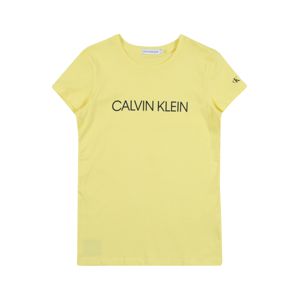 Calvin Klein Jeans Póló 'INSTITUTIONAL'  sárga