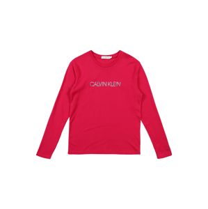 Calvin Klein Jeans Póló 'LOGO FOIL PRINT LS T'  rózsaszín