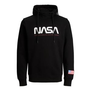 JACK & JONES Tréning dzseki 'NASA'  kék / piros / fekete / fehér
