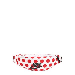 Nike Sportswear Övtáska 'HERITAGE'  piros / fekete / fehér