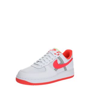Nike Sportswear Rövid szárú edzőcipők 'AIR FORCE 1'  piros / fehér