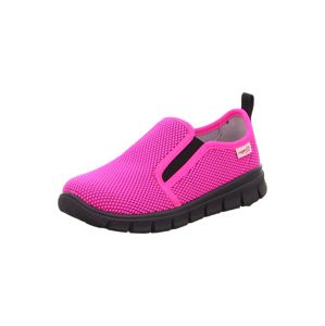 SUPERFIT Házi cipő 'BOBBY'  neon-rózsaszín / fekete