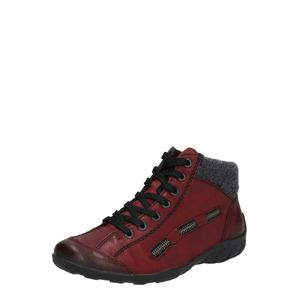 RIEKER Fűzős cipő 'L6543'  sötétszürke / piros