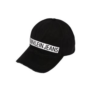 Calvin Klein Jeans Sapkák 'J Logo Tape Cap M'  fekete
