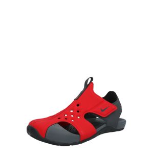 Nike Sportswear Nyitott cipők 'Sunray Protect'  fekete / piros