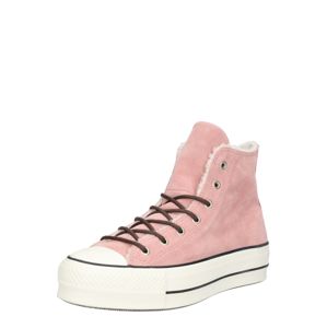 CONVERSE Magas szárú edzőcipők  rózsaszín / fekete / piszkosfehér