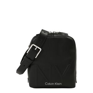 Calvin Klein Válltáska 'NY SHAPED CVRTBL MINI REPORTER'  fekete