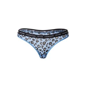 Calvin Klein Underwear String bugyik 'THONG'  fekete / kék