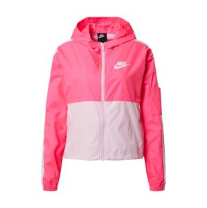 Nike Sportswear Átmeneti dzseki  rózsaszín / fehér