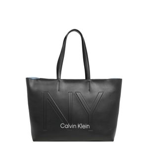 Calvin Klein Shopper táska 'MUST PSP20 MED NY'  fekete