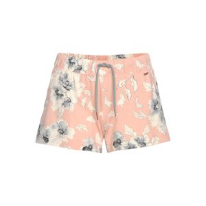 LASCANA Pizsama nadrágok  világosszürke / rózsaszín / természetes fehér