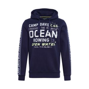 CAMP DAVID Tréning póló 'sweatshirt with hood'  vegyes színek / tengerészkék / piszkosfehér
