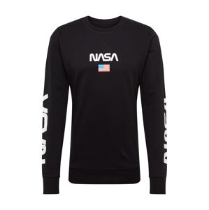 Mister Tee Tréning póló 'NASA'  fehér / fekete