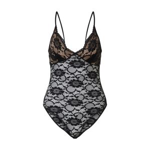 Miss Selfridge Top 'MAR GOING OUT: LACE'  fekete