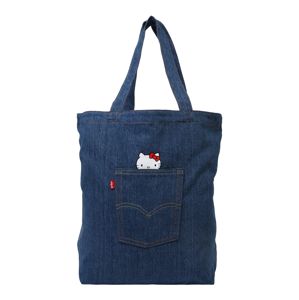 LEVI'S Shopper táska 'HELLO KITTY BACK POCKET TOTE'  kék farmer