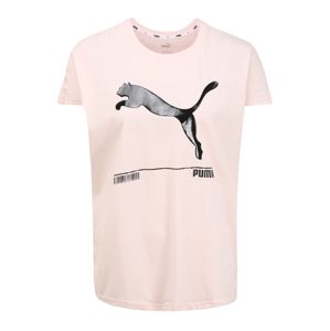 PUMA Sport-Shirt 'Nu-tility'  fekete / rózsaszín