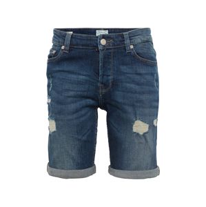 Only & Sons Farmer 'onsPLY SHORTS M BLUE DAMAGE CR 8603 NOOS'  indigó