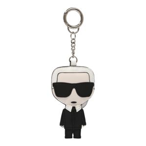 Karl Lagerfeld Kulcstartók 'ikonik karl'  fekete / fehér