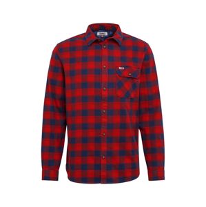 Tommy Jeans Ing 'FLANNEL'  piros / fekete
