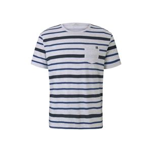 TOM TAILOR T-Shirt  kék / kobaltkék / szürke