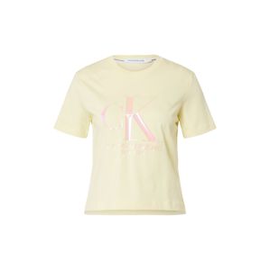 Calvin Klein Shirt 'IRIDESCENT'  sárga / rózsaszín