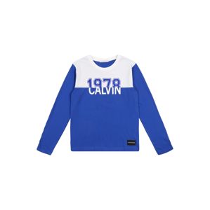 Calvin Klein Jeans Póló 'COLOUR BLOCK 1978'  kék / fehér
